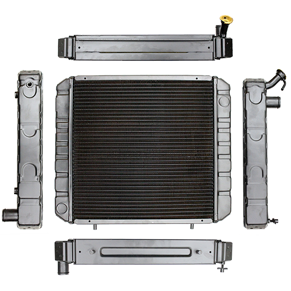 246094 Forklift Radiator - Hyster/Yale - 18 7/8 x 19 x 2 1/4
