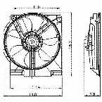 610780 Condenser Fan Assembly