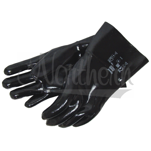 RW0013 14 1/2 Inch Black Pylox Coated Gloves - Pair