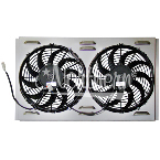 Z40069 Dual 11" Electric Fan & Shroud - 24 x 14 7/8 x 2 5/8