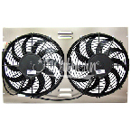 Z40105 Dual 11" Electric Fan  Shroud  - 15 x 24 1/8 x 2 1/4 -Supersedes Z41040