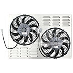 Z40128 Dual 10" Electric Fan & Shroud - 22 7/8 x 16 3/8 x 3