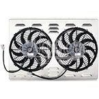Z40130 Dual 11" Electric Fan & Shroud - 16 3/4 x 24 3/4 x 2 3/4